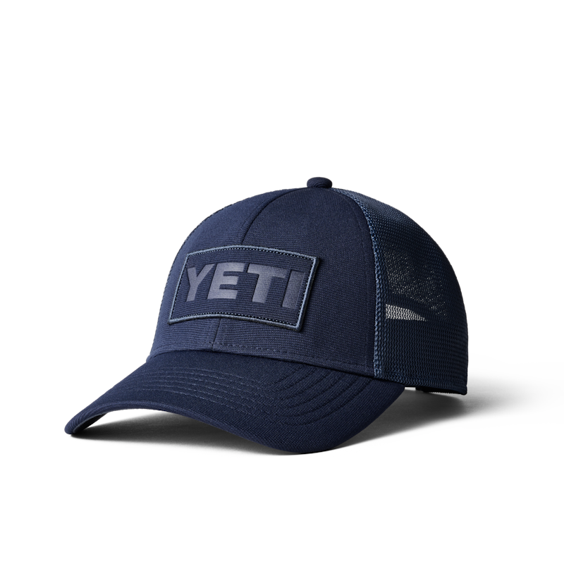 YETI® Logo Patch Low Pro Trucker Hat Navy