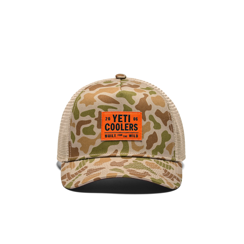 YETI Coolers Camo Trucker Hat Brown/Camo