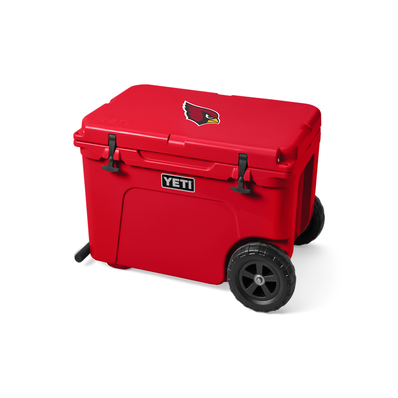 Arizona Cardinals Tundra Haul® Wheeled Cooler Rescue Red