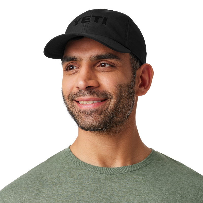 YETI® Logo Performance Baseball Cap Black