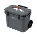 Denver Broncos Roadie® 32 Wheeled Cooler Charcoal