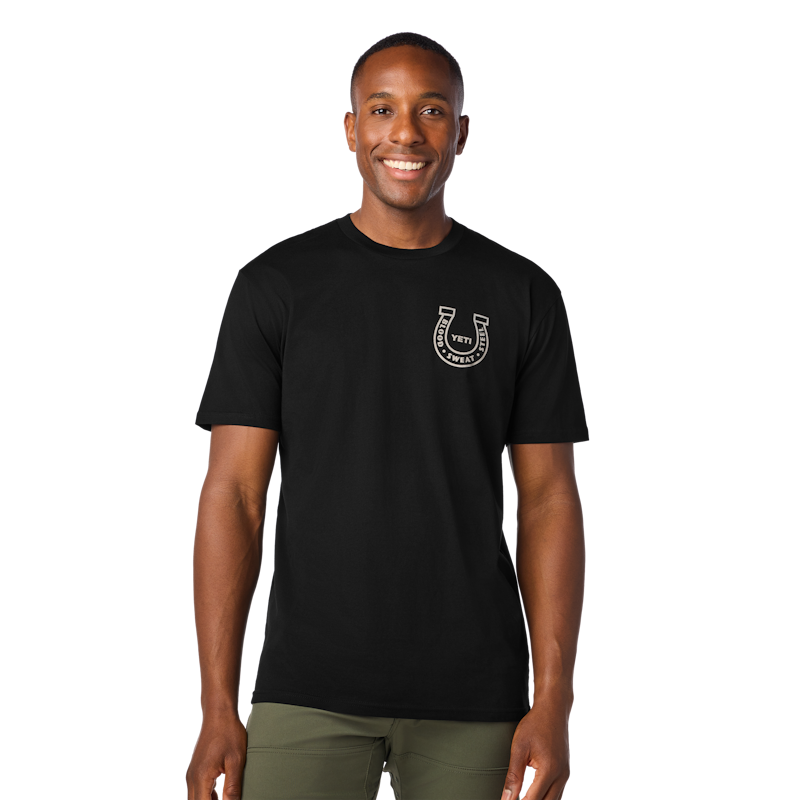 Horseshoe Short Sleeve T-Shirt Black