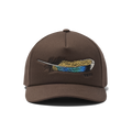 YETI® Wetlands Duck Feather Mid Pro Flat Brim Hat Brown