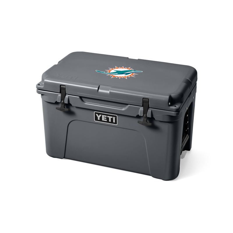 Miami Dolphins Tundra® 45 Hard Cooler Charcoal