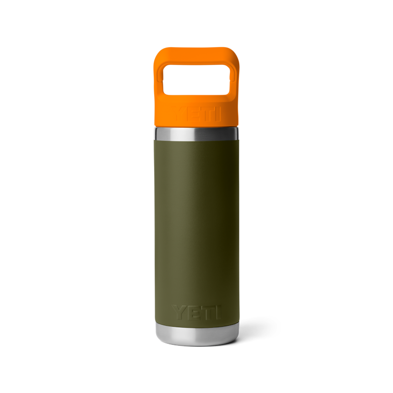 Rambler® 18 oz Water Bottle Olive/King Crab Orange