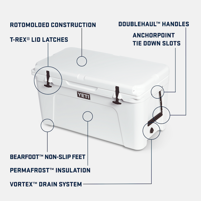Tundra® 75 Hard Cooler White