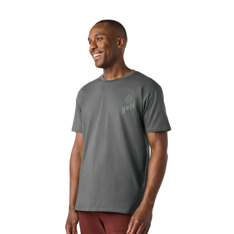YETI® Prost! Badge Short Sleeve T-Shirt Charcoal