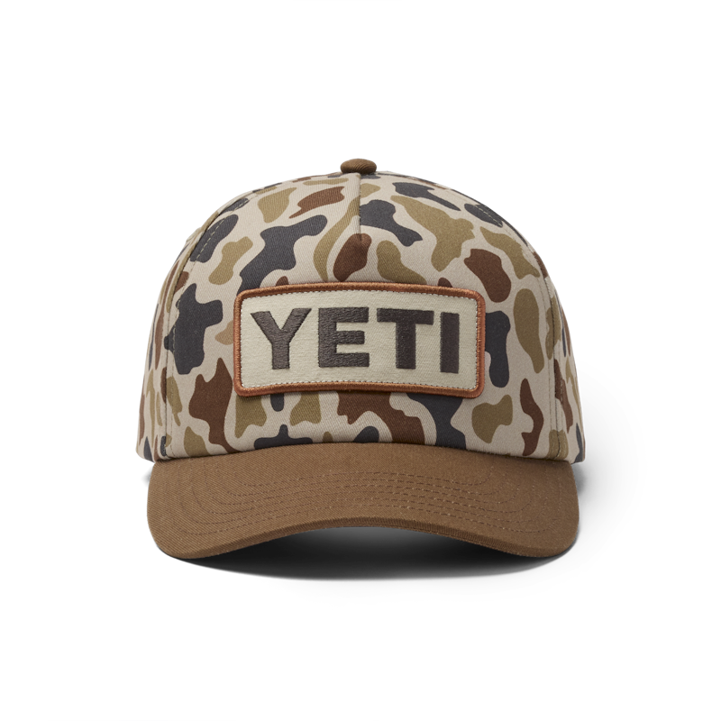 YETI® Wetlands Camo Logo Badge Mid Pro Flat Brim Hat Wetlands Camo