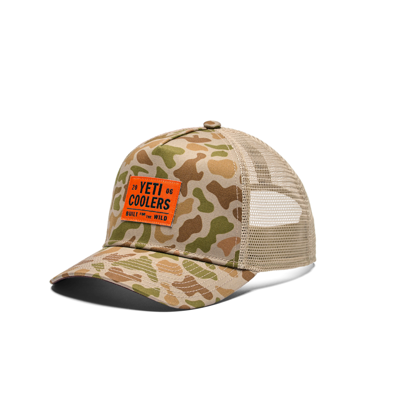 YETI Coolers Camo Trucker Hat Brown/Camo