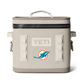 Miami Dolphins Hopper Flip® 12 Soft Cooler Cape Taupe