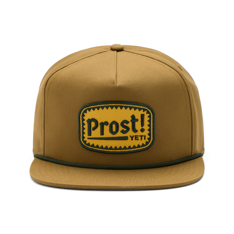 YETI® Prost! Badge Flat Brim Hat Brown