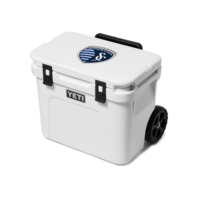 Sporting Kansas City Roadie® 32 Wheeled Cooler White