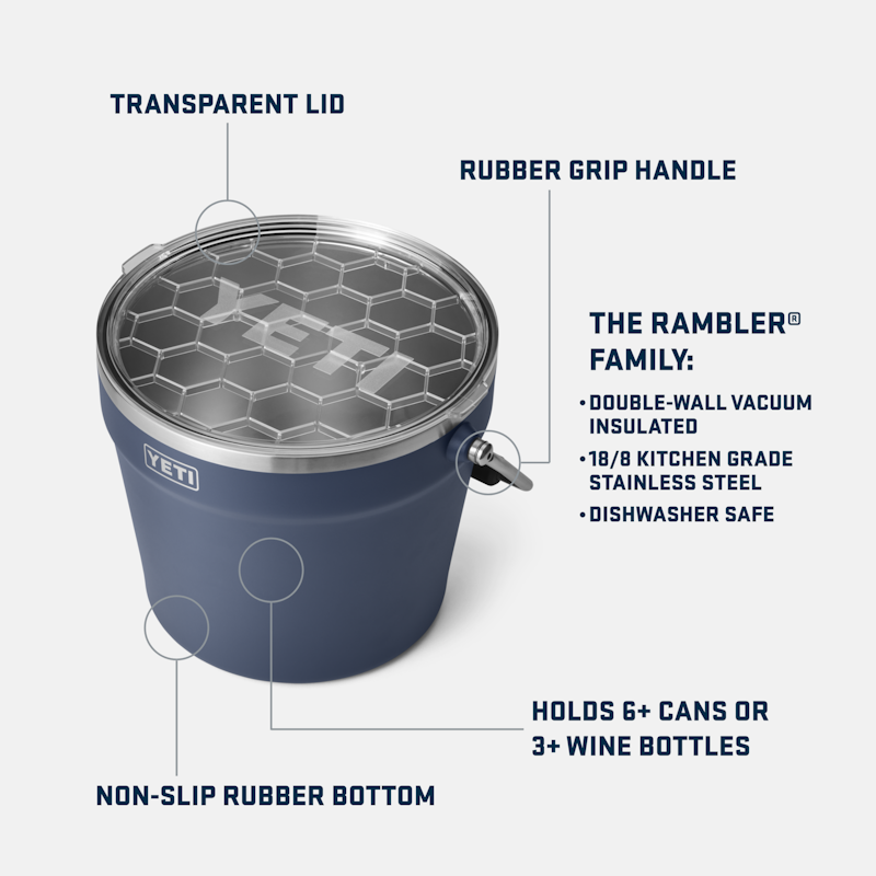 Rambler® Beverage Bucket Pampa Green